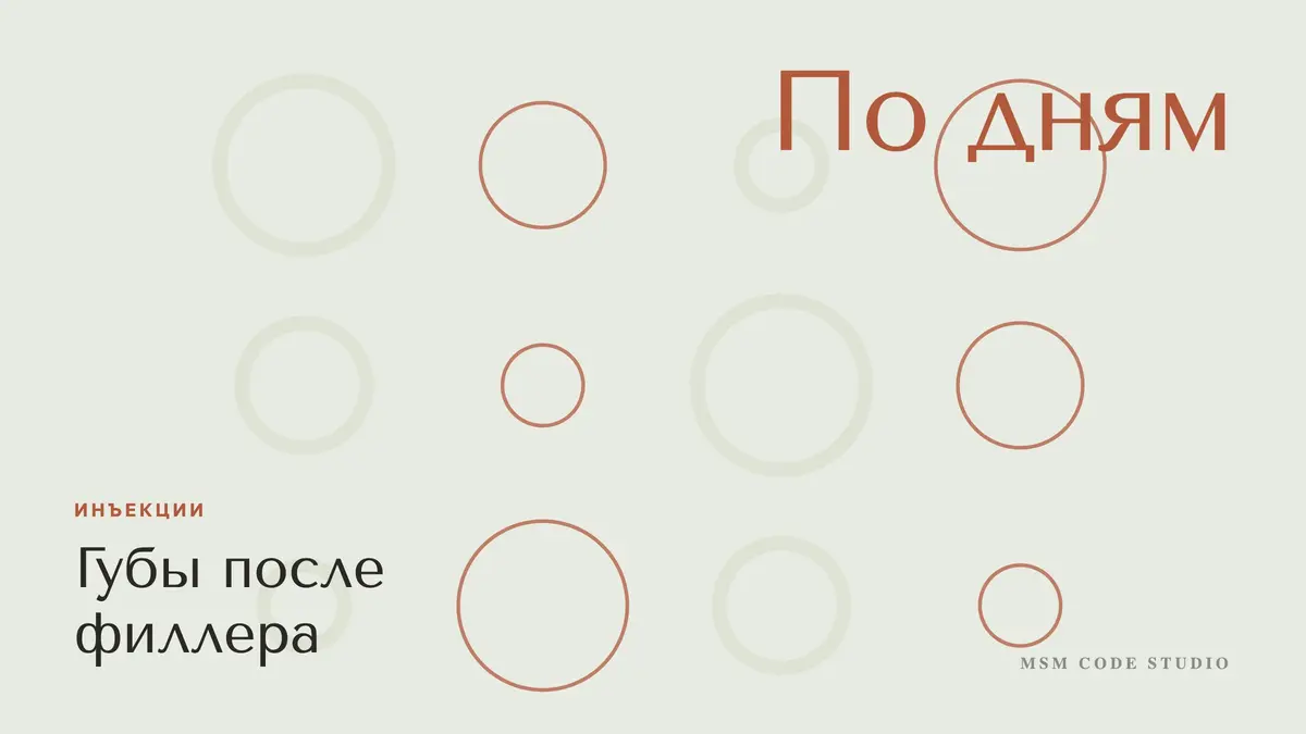 Губы после филлера: отёк, синяки, сколько заживает. Инъекции в MSM Code Studio, Мытищи
